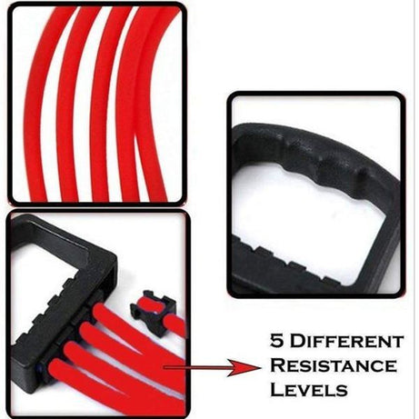 Profession Elastic Fitness Resistance Band Multifunctional Adjustable Chest Expander Hand Muscle Exerciser Training Fitness Tool