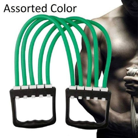 Profession Elastic Fitness Resistance Band Multifunctional Adjustable Chest Expander Hand Muscle Exerciser Training Fitness Tool - Oshi.pk - Buy & Sell Online