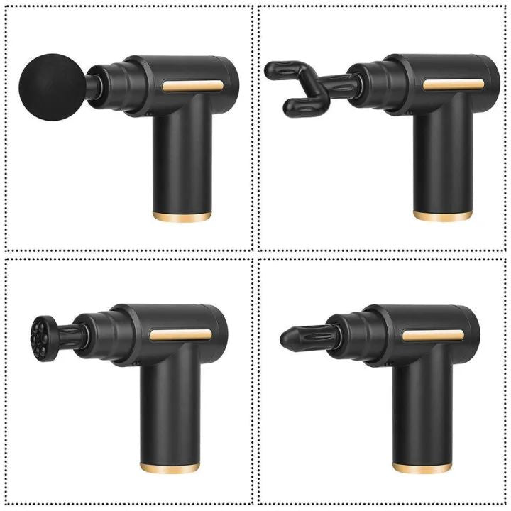 Professional Deep Tissue Massage Gun High Torque Muscle Relaxer Portable Ergonomic Design Ultra Compact Fashionable Perfect for Back Neck - Oshi.pk - Buy & Sell Online