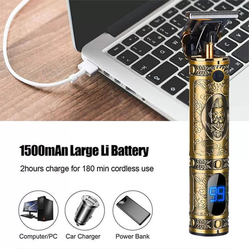 Professional Rechargeable Trimmer Shaver with LCD - Oshi.pk - Buy & Sell Online