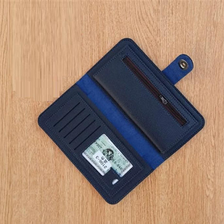 Dunbollu Slim Long PU Leather Wallet For Men With Zip - Card Holder Gents Wallet's - Oshi.pk - Buy & Sell Online