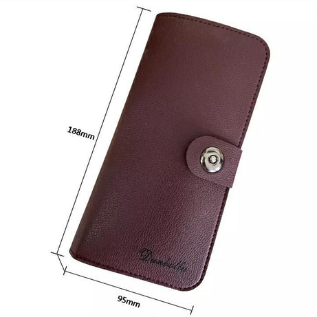 Dunbollu Slim Long PU Leather Wallet For Men With Zip - Card Holder Gents Wallet's - Oshi.pk - Buy & Sell Online