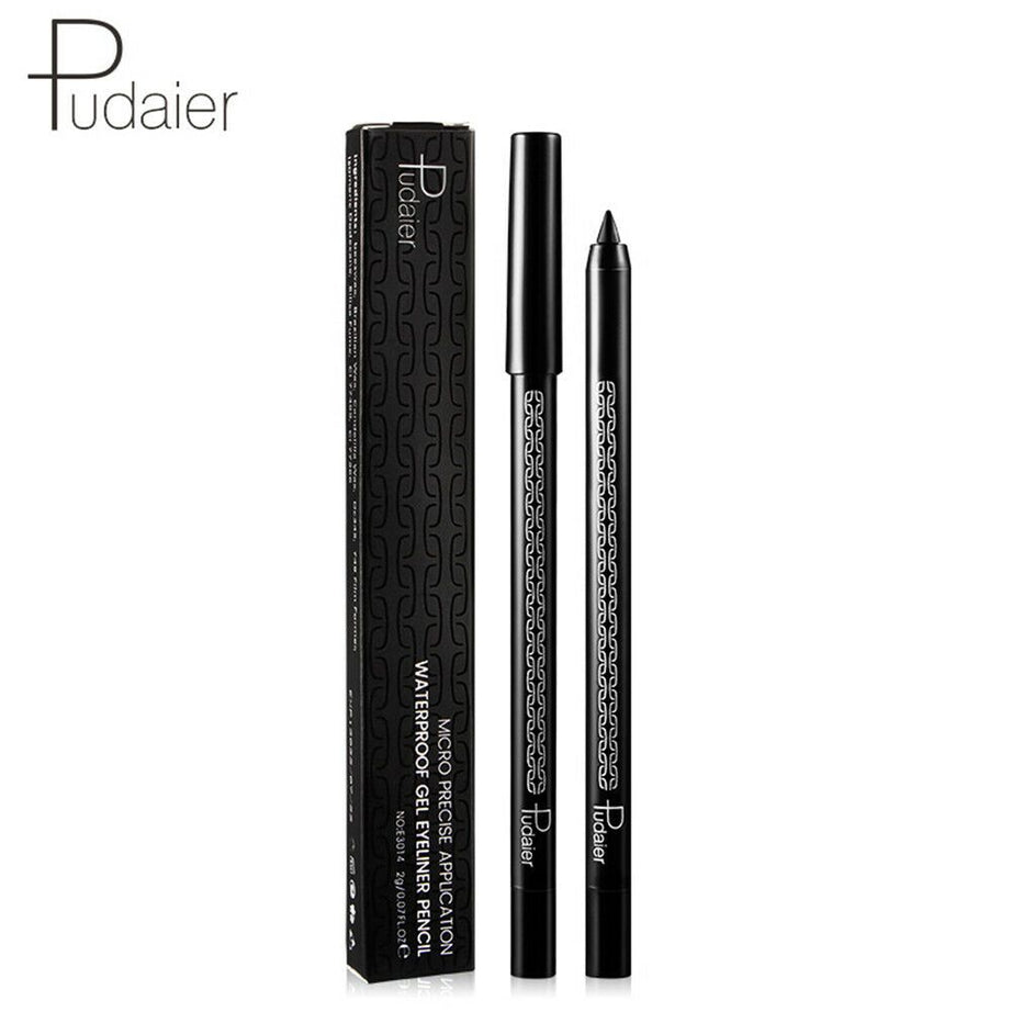 Pudaier Pencil Gel Black Long Lasting Eyeliner Cosmetic Makeup Eye Liner Pen - Oshi.pk - Buy & Sell Online