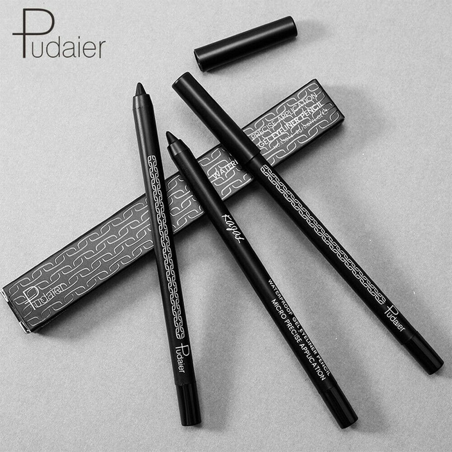 Pudaier Pencil Gel Black Long Lasting Eyeliner Cosmetic Makeup Eye Liner Pen - Oshi.pk - Buy & Sell Online