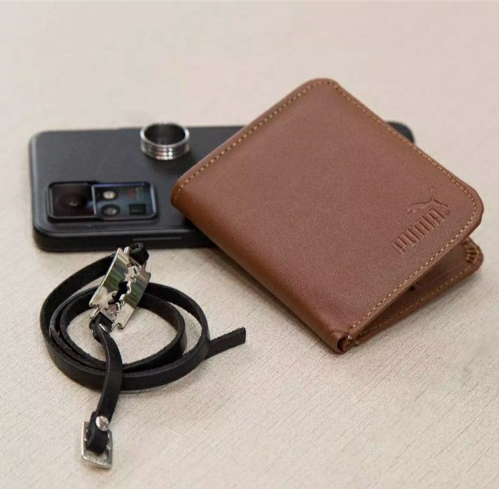 Puma Slim Fashion PU Leather Card Holder Wallet For Men's - Oshi.pk - Buy & Sell Online