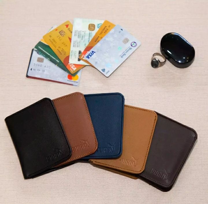 Puma Slim Fashion PU Leather Card Holder Wallet For Men's - Oshi.pk - Buy & Sell Online