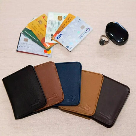 Puma Slim Fashion PU Leather Card Holder Wallet For Men's - Oshi.pk - Buy & Sell Online