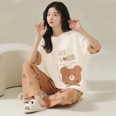 My Bear Printed Tshirt and Trouser For Her - Oshi.pk - Buy & Sell Online