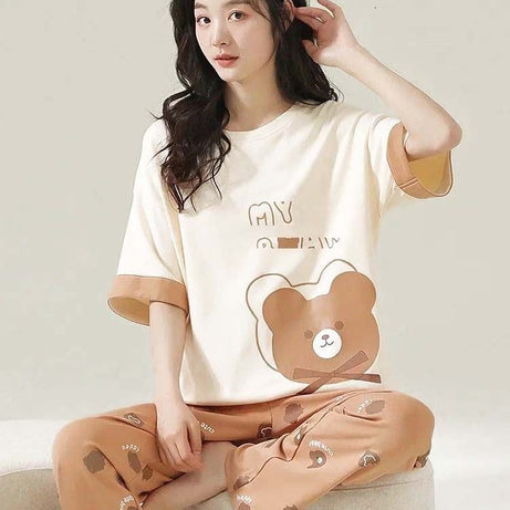 My Bear Printed Tshirt and Trouser For Her - Oshi.pk - Buy & Sell Online