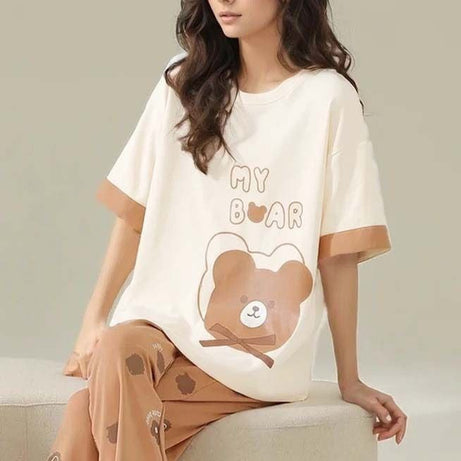 My Bear Printed Tshirt and Trouser For Her - Oshi.pk - Buy & Sell Online