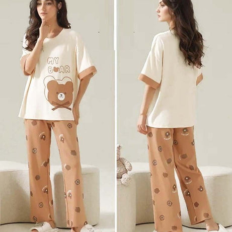 My Bear Printed Tshirt and Trouser For Her - Oshi.pk - Buy & Sell Online