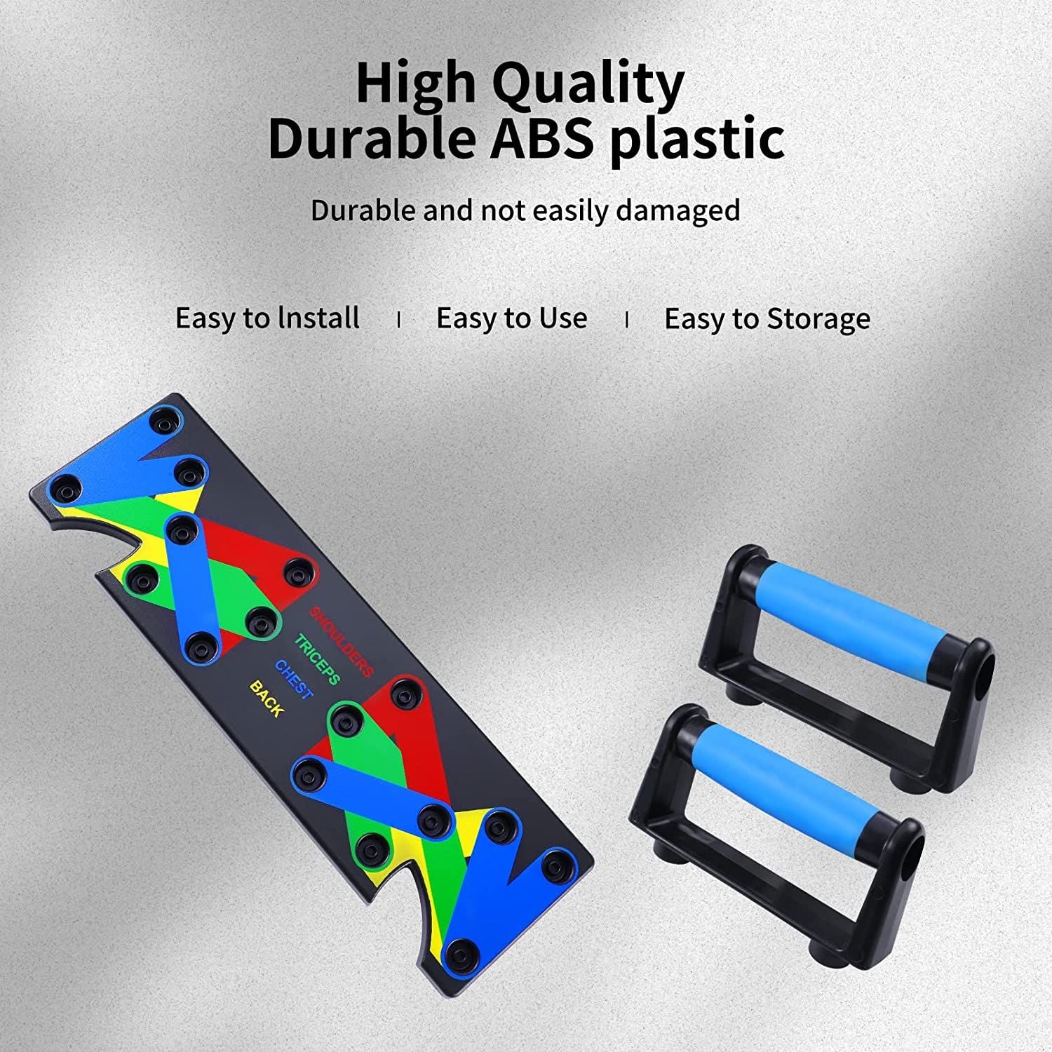 Push Up Board 9 in 1 Home Workout Professional Equipment Pushup Stand for Floor Exercise Grip Chest Back Sholders Arm Abdominal Triceps Muscle Trainin - Oshi.pk - Buy & Sell Online