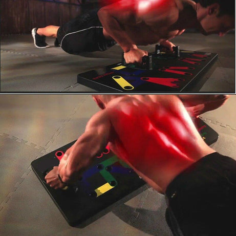 Pushup board, Foldable Pushup Board, Push Up Rack Board, Push Up Exercise Workout, Foldable Push-up board with handle, Fitness Exercise Workout - Oshi.pk - Buy & Sell Online