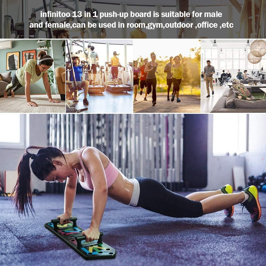 Pushup board, Foldable Pushup Board, Push Up Rack Board, Push Up Exercise Workout, Foldable Push-up board with handle, Fitness Exercise Workout - Oshi.pk - Buy & Sell Online