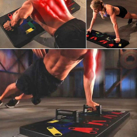 Pushup board, Foldable Pushup Board, Push Up Rack Board, Push Up Exercise Workout, Foldable Push-up board with handle, Fitness Exercise Workout - Oshi.pk - Buy & Sell Online