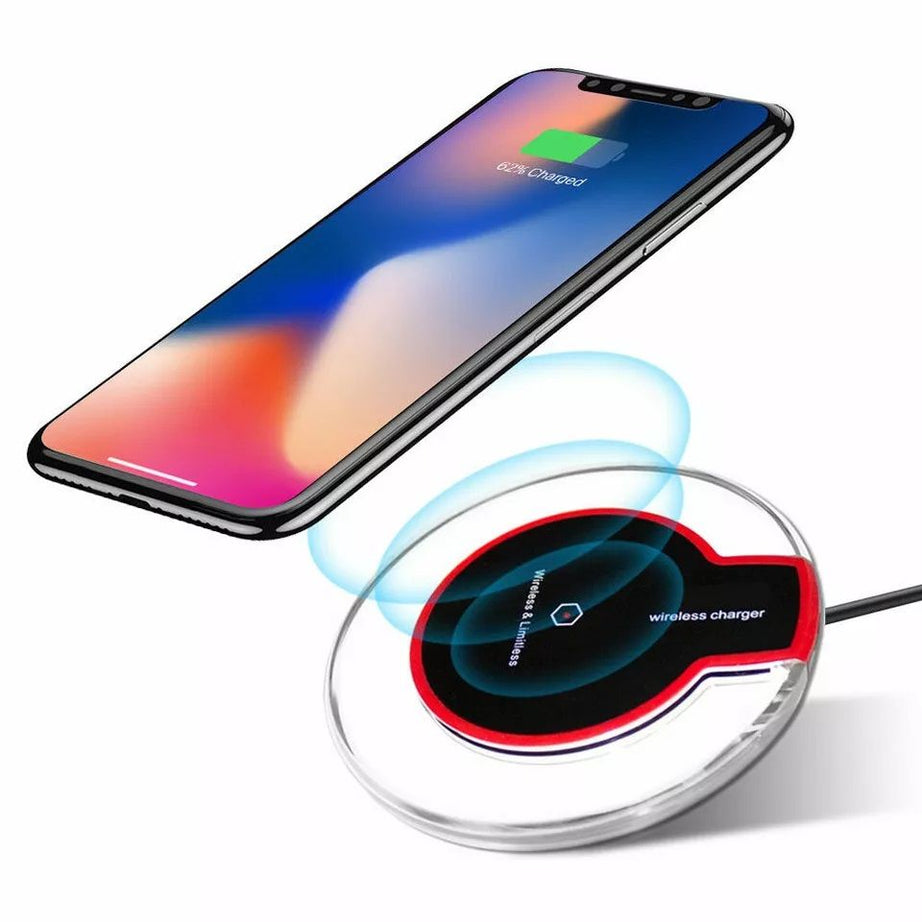 Qi Wireless Charger Charging Pad for iPhone 11/Pro/Max/XS/8/Galaxy Note 10/S10 - Oshi.pk - Buy & Sell Online