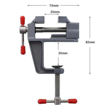 35MM Aluminium Alloy Table Bench Clamp Vise Multi-functional Bench Vise Table Screw Vise for DIY Craft Mold Fixed Repair Tool - Oshi.pk - Buy & Sell Online