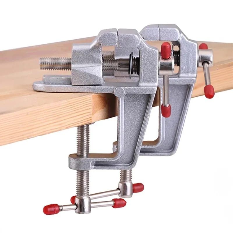 35MM Aluminium Alloy Table Bench Clamp Vise Multi-functional Bench Vise Table Screw Vise for DIY Craft Mold Fixed Repair Tool - Oshi.pk - Buy & Sell Online