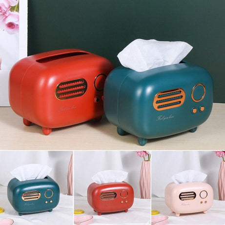 Radio tissue box