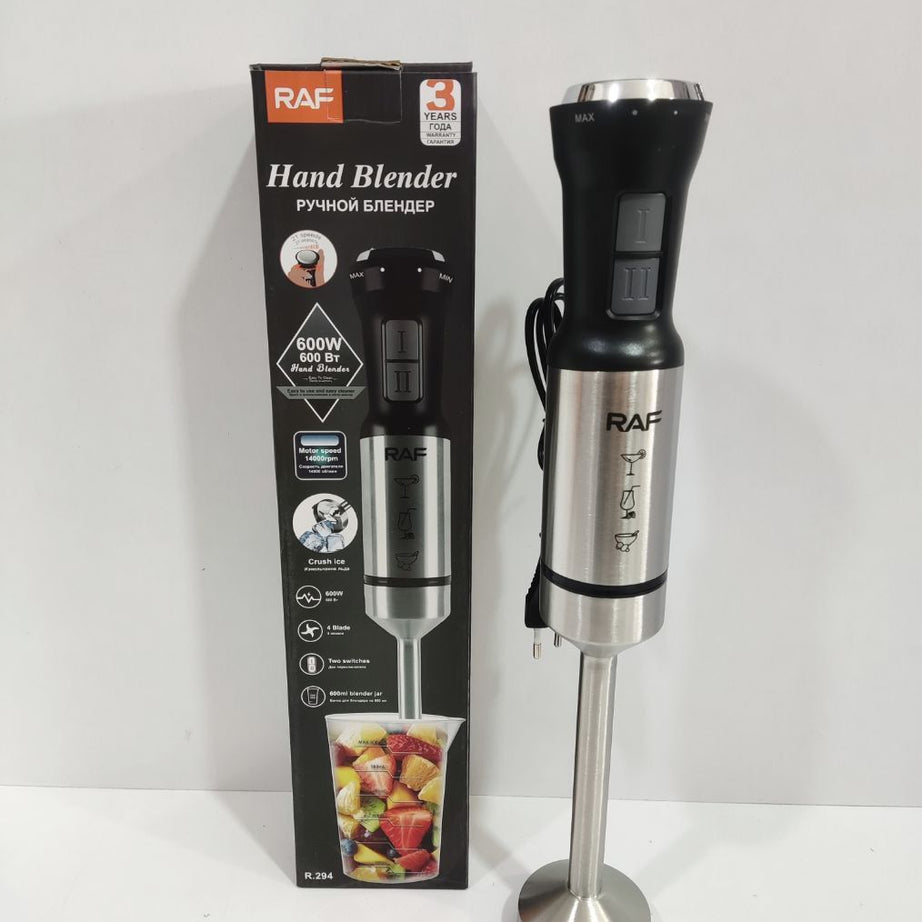 RAF Imported High Quality Heavy Duty Full Stainless Steel Body Hand Blender Stick Mixer 600W - Oshi.pk - Buy & Sell Online