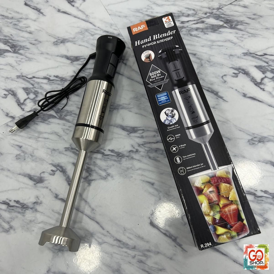 RAF Imported High Quality Heavy Duty Full Stainless Steel Body Hand Blender Stick Mixer 600W - Oshi.pk - Buy & Sell Online