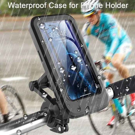 Rain-proof Phone Holder Bike Phone Mount for Motorcycle Universal Waterproof - Oshi.pk - Buy & Sell Online