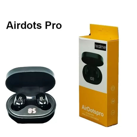 Real-me Airdots Pro Earbuds wireless Bluetooth with Charging Display