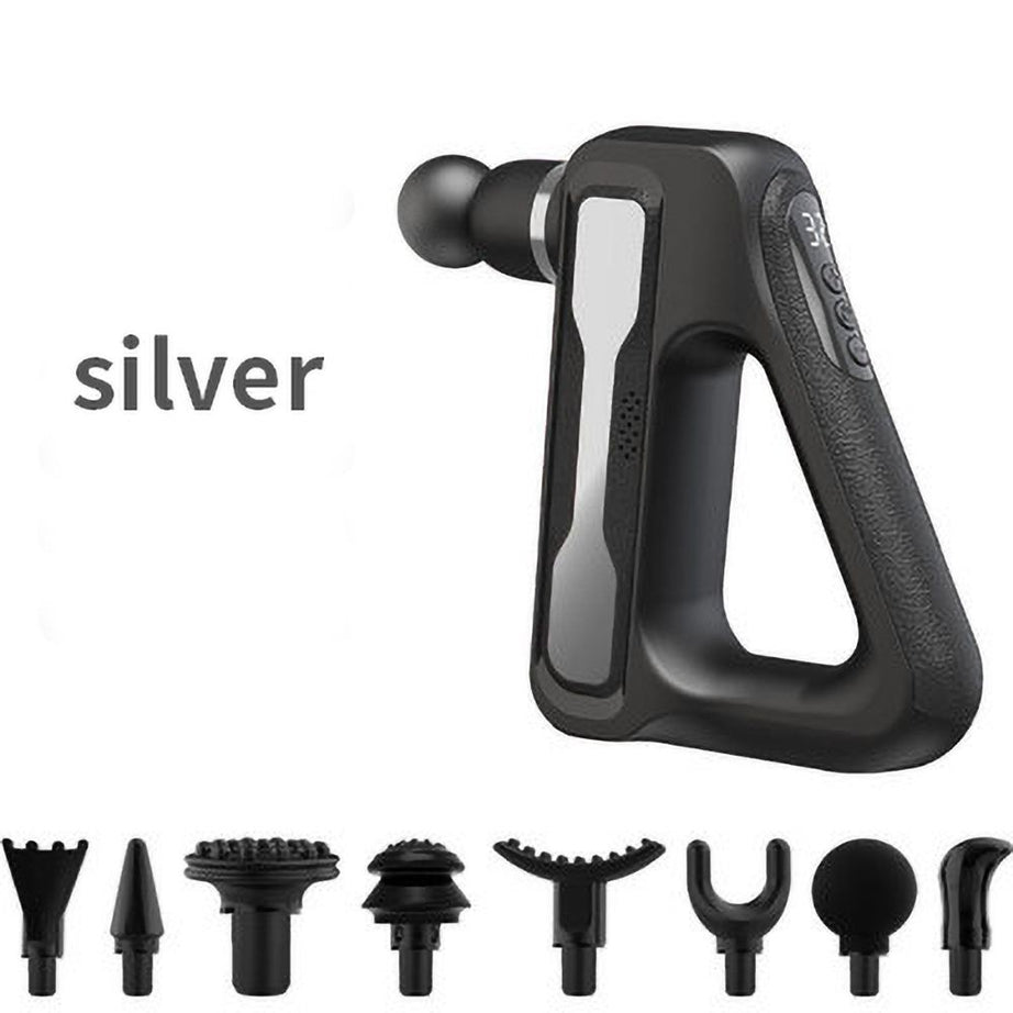 Rechargeable, 8 heads, 32 speeds settings, long lasting battery, with charger, with carry case, up to 3200 percussion per minute - Oshi.pk - Buy & Sell Online