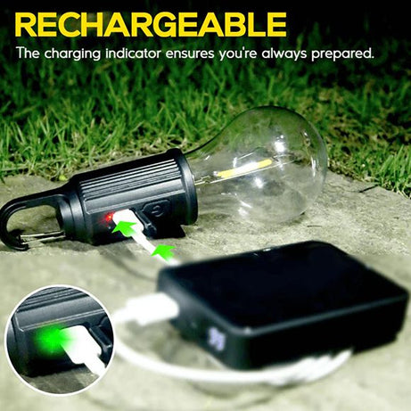 Rechargeable Hanging Bulb Light With 3 Modes - Oshi.pk - Buy & Sell Online