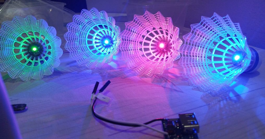 RECHARGEABLE LED SHUTTLECOCK - with Charger - 1 in Pack - Lighting On/Off Switch - Oshi.pk - Buy & Sell Online