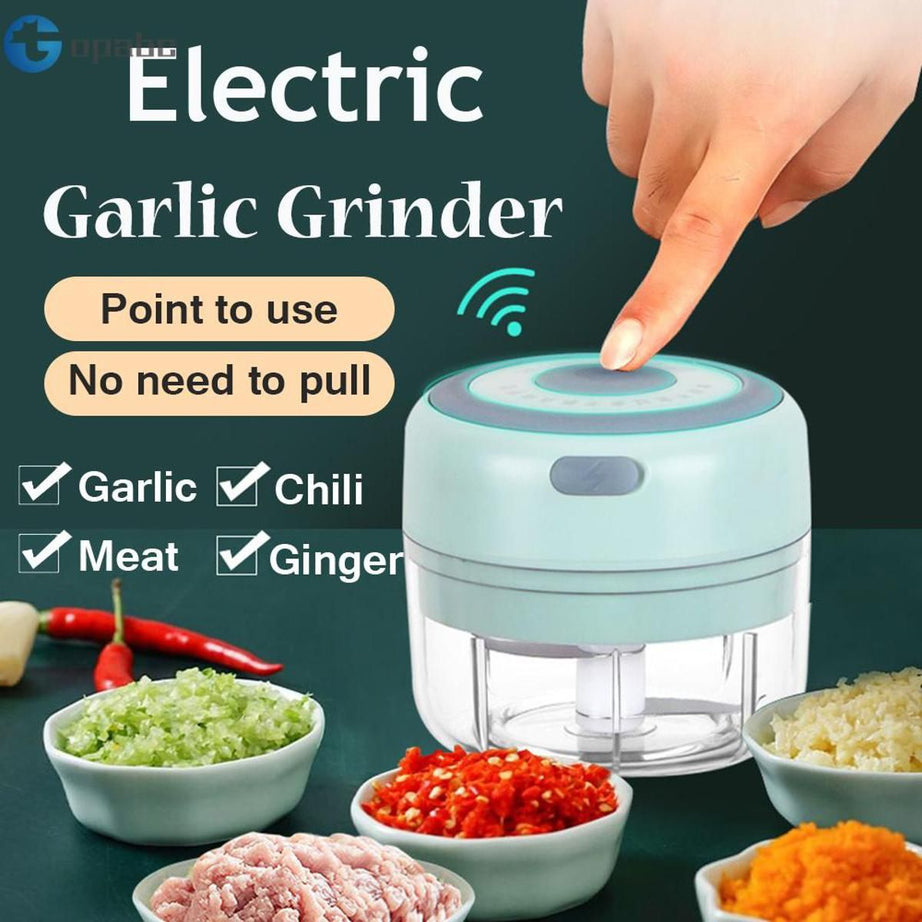 Electric Mini Garlic Chopper Food Chopper Portable Small Food Processor for Pepper Garlic Chili Vegetable Nuts Mincer/Grinder, Baby Food Maker - Oshi.pk - Buy & Sell Online