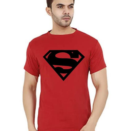 Red Superman Printed casual T shirt For Mens - Oshi.pk - Buy & Sell Online