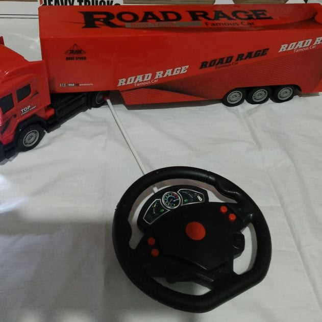 Remote Control Truck - Steering Wheel Control - Rechargeable battery with Lead - Oshi.pk - Buy & Sell Online