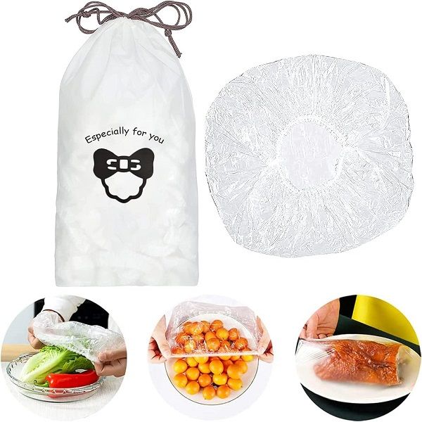 Reusable Elastic Food Storage Covers Edging Stretch 100 Pcs - Oshi.pk - Buy & Sell Online