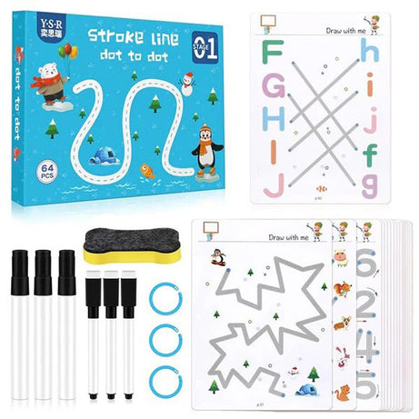 Reuseable Activity Book 64 Pcs - Oshi.pk - Buy & Sell Online