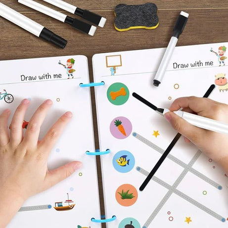 Reuseable Activity Book 64 Pcs - Oshi.pk - Buy & Sell Online