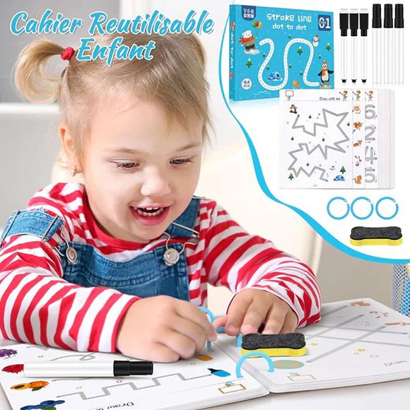Reuseable Activity Book 64 Pcs - Oshi.pk - Buy & Sell Online
