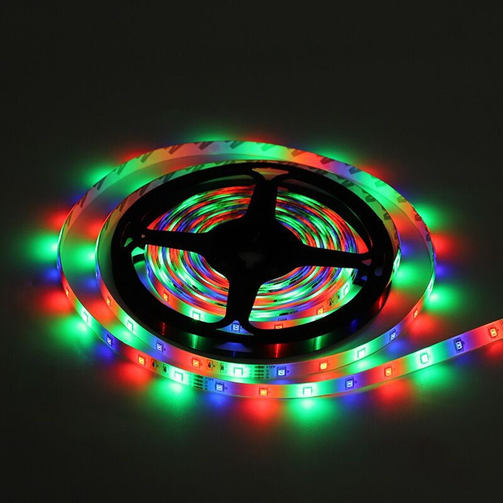 RGB 5M Multicolor 2835 REMOTE CONTROL LED STRIP LIGHT KIT WITH ADAPTER - Oshi.pk - Buy & Sell Online