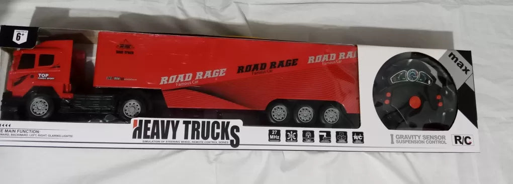 Big 49cm Road Rage Heavy Truck- Steering wheel RC - Rechargeable Battery