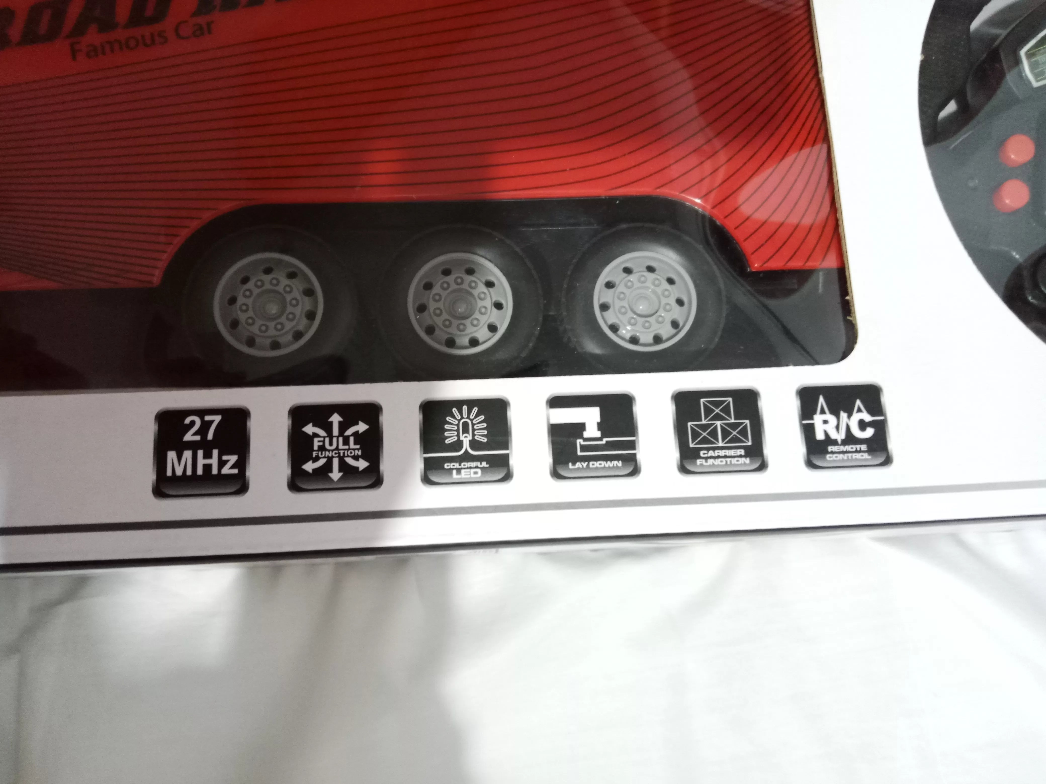 Big 49cm Road Rage Heavy Truck- Steering wheel RC - Rechargeable Battery