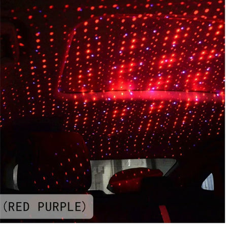 Romantic LED Car Roof Star Night Light Projector Atmosphere Galaxy Lamp USB Decorative Lamp Adjustable Car Interior Decor Light - Oshi.pk - Buy & Sell Online