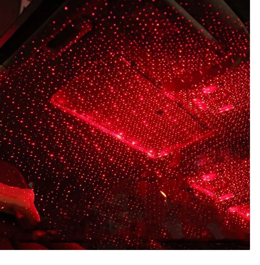 Romantic LED Car Roof Star Night Light Projector Atmosphere Galaxy Lamp USB Decorative Lamp Adjustable Car Interior Decor Light - Oshi.pk - Buy & Sell Online
