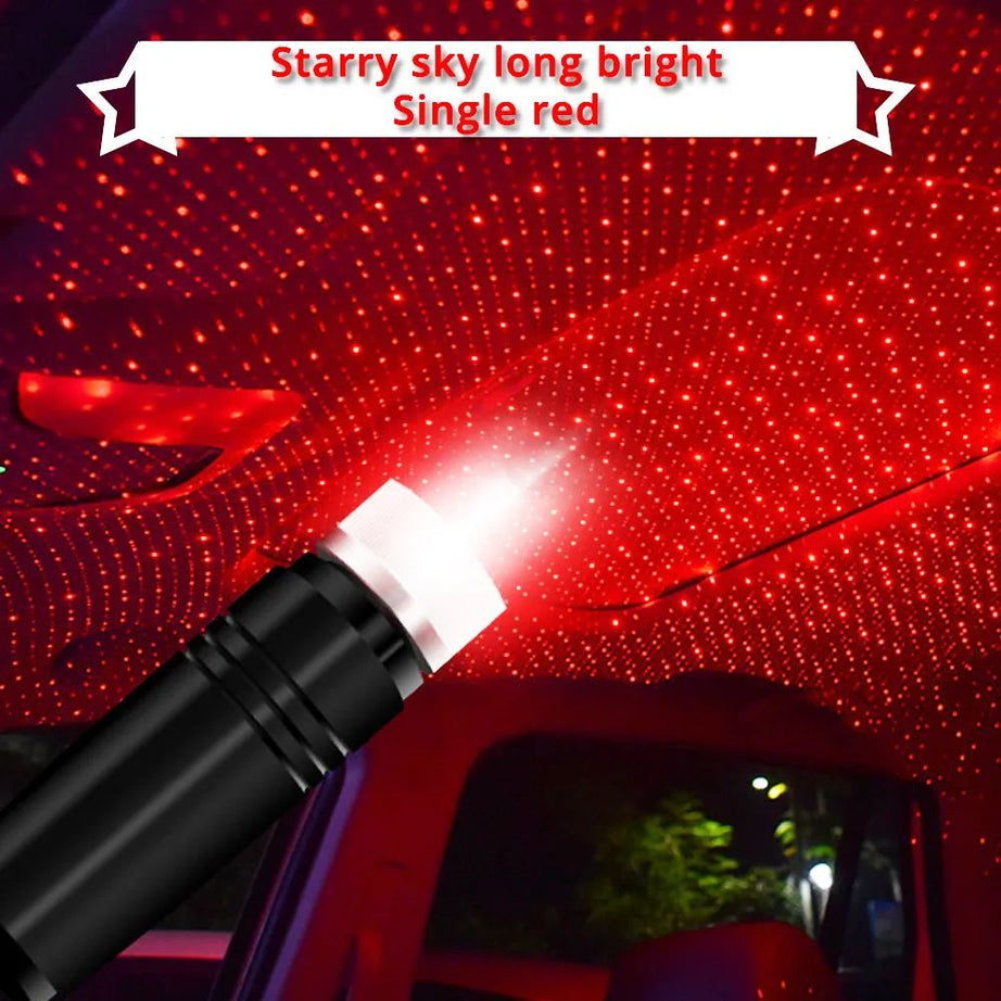 Romantic LED Car Roof Star Night Light Projector Atmosphere Galaxy Lamp USB Decorative Lamp Adjustable Car Interior Decor Light - Oshi.pk - Buy & Sell Online