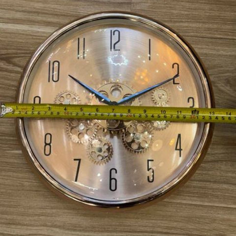 Rose Gold Mechanical Clock Wallclock For Home Office - Oshi.pk - Buy & Sell Online