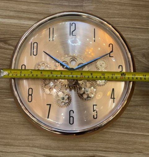 Rose Gold Mechanical Clock Wallclock For Home Office - Oshi.pk - Buy & Sell Online