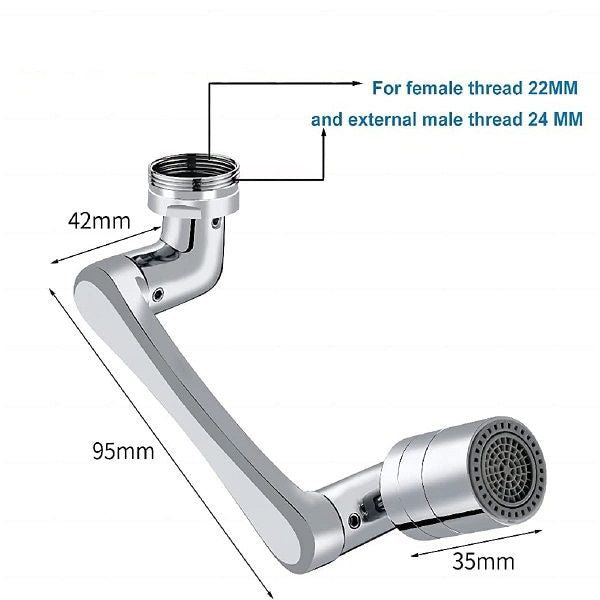 Rotating Faucet Extender for taps Splash Filter Aerator Attachment with Water - Oshi.pk - Buy & Sell Online
