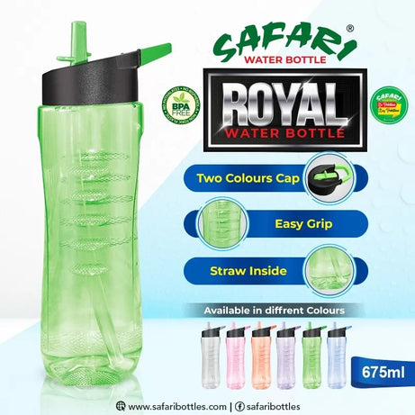 Safari Royal Water Bottle 675 Ml Sports Look - 1-Piece - Oshi.pk - Buy & Sell Online