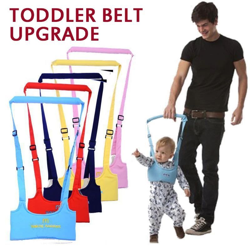 Safe Keeper Baby Harness Sling Boy Girsls Toddler Learning Walking Leashes Care Infant Aid Walking Assistant Belt Anti Lost (Multicolor) - Oshi.pk - Buy & Sell Online