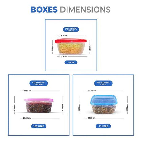 Salad bowl 3 Pieces - Oshi.pk - Buy & Sell Online