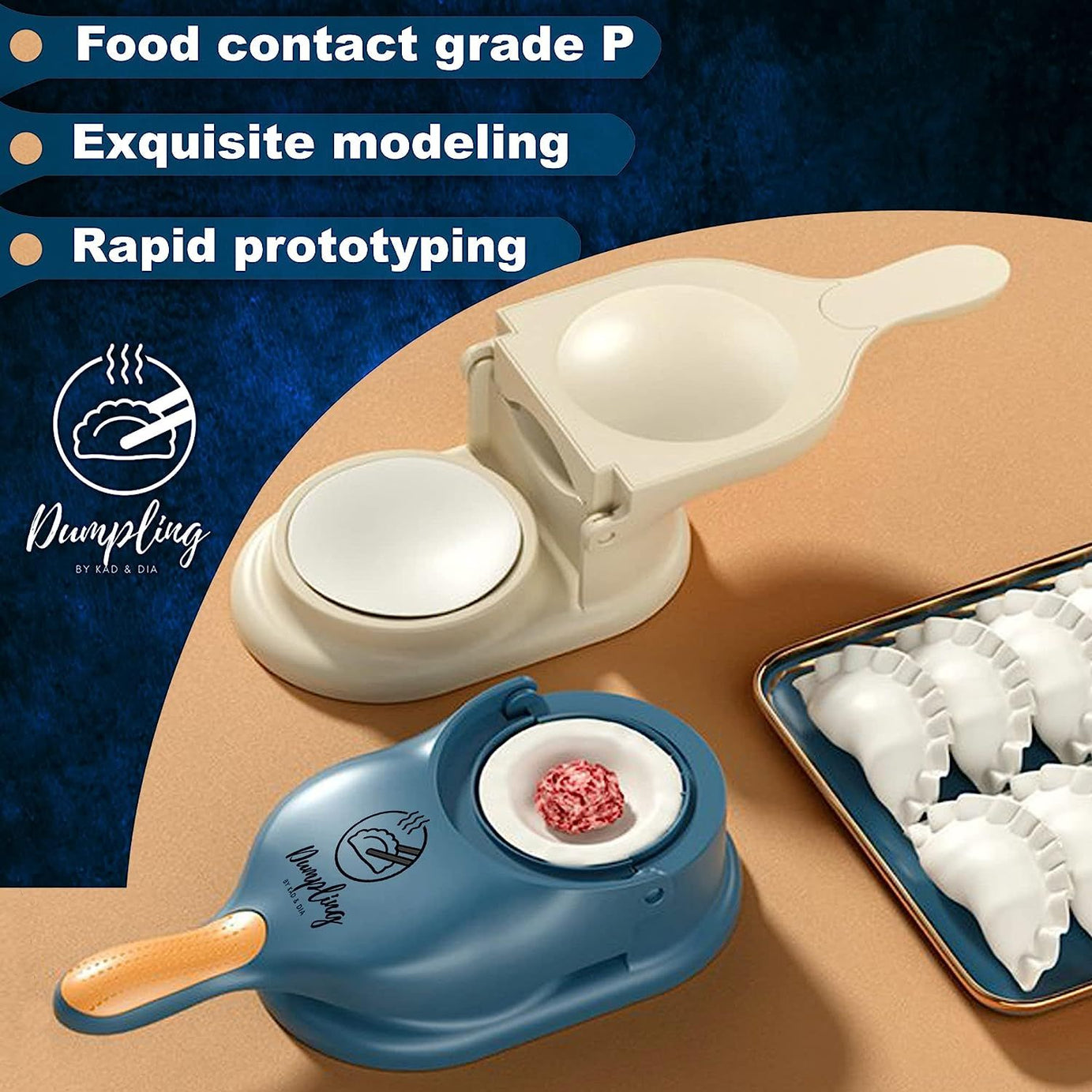 Samosa & Pastry Dough Maker 2 In 1 Dumpling Maker Dumpling Mold Press Machine Dumpling Maker Mould Kitchen Hand Dumpling Making Tools Ravioli - Oshi.pk - Buy & Sell Online